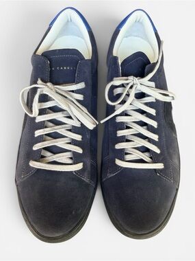 Oliver Cabell Low 1 Navy Suede Leather Sneakers Men’s US 11 EU 44
